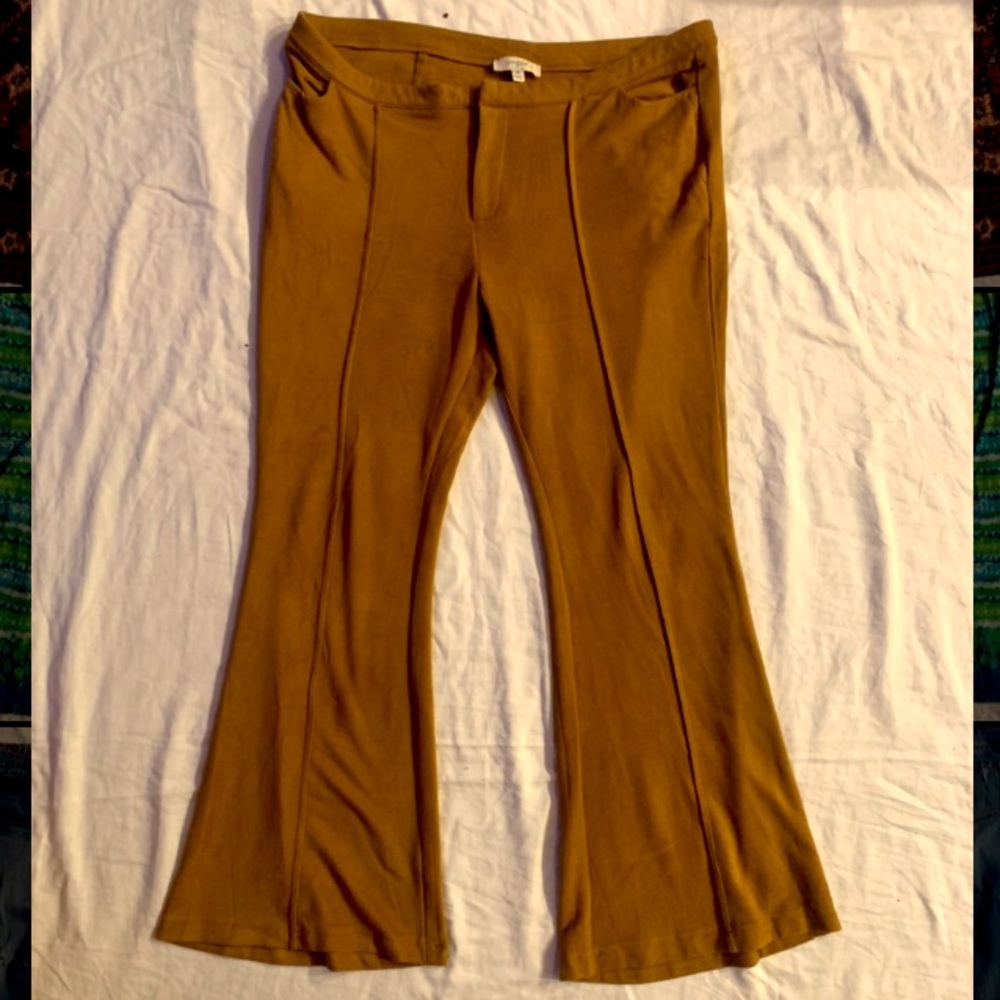 Brown Suede Pants